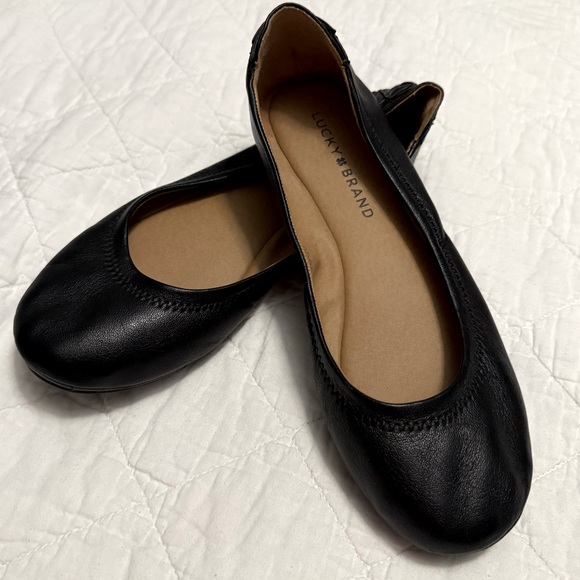 Lucky Brand Emmie Ballet Flats Size 8 - Picture 2 of 4